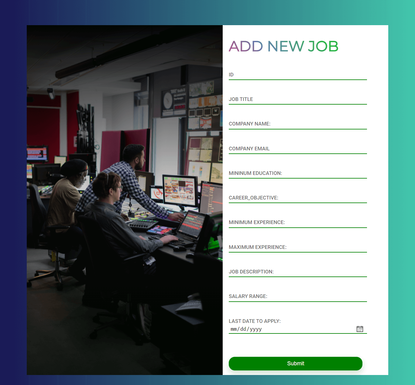 job form